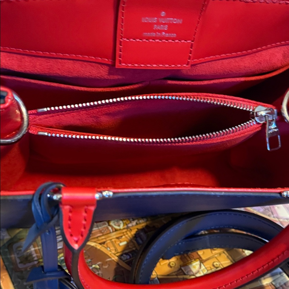 Louis Vuitton Epi Kleber PM Andigo Conquelicot 2 way shoulder/handbag. FL3178 - Picture 4 of 10